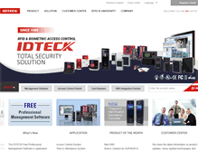 Tablet Screenshot of idteck.com